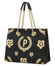 POLLINI HERITAGE  Shopping bag con doppio manico nero oro - Borse Donna - 2