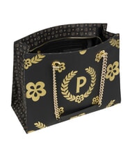 POLLINI HERITAGE  Shopping bag con doppio manico nero oro - Borse Donna - 4