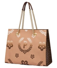 POLLINI HERITAGE  Shopping bag con doppio manico marrone/crema - Borse Donna - 2