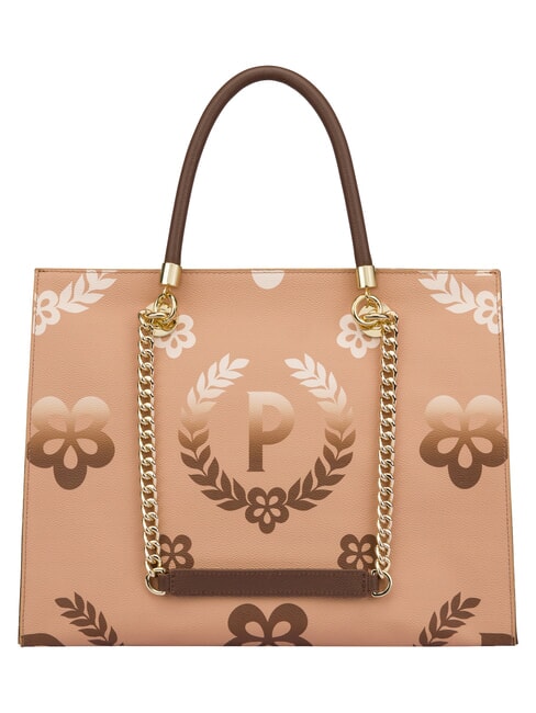 HERITAGE  Shopping bag con doppio manico marrone/crema - Borse Donna