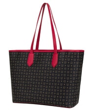 POLLINI HERITAGE Borsa shopping a spalla, con necessaire nero rosso - Borse Donna - 3