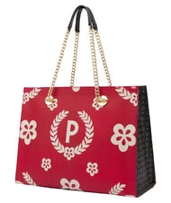 POLLINI HERITAGE  Shopping bag con doppio manico nero lacca - Borse Donna - 2