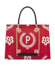 POLLINI HERITAGE  Shopping bag con doppio manico nero lacca - Borse Donna - 4