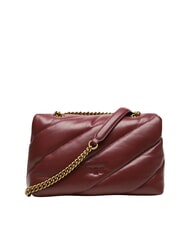 PINKO CLASSIC LOVE PUFF Borsa in pelle nappa ribes intenso-antique gold - Borse Donna - 2