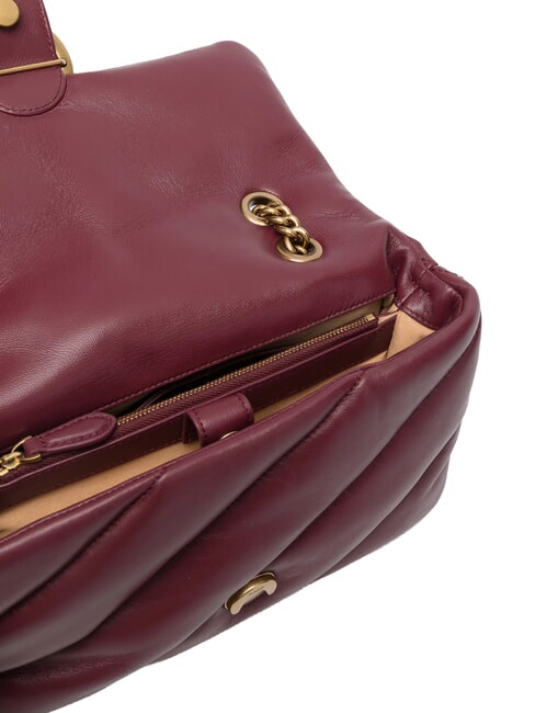 CLASSIC LOVE PUFF Borsa in pelle nappa ribes intenso-antique gold - Borse Donna