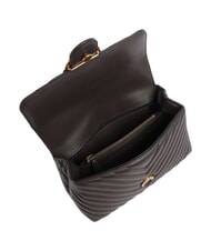 PINKO LOVE LADY PUFF Mini Bag a mano, con tracolla marrone marasca-antique gold - Borse Donna - 4
