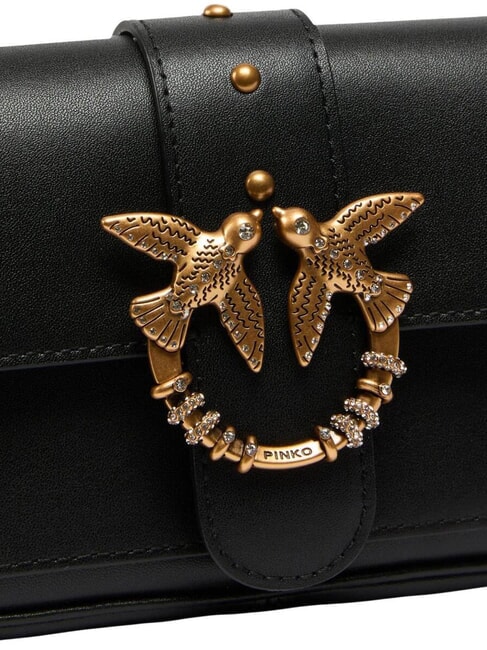 LOVE POCKET Mini Bag a tracolla nero-antique gold - Borse Donna