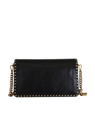PINKO LOVE ONE SLOUCHY Borsa a tracolla nero-antique gold - Borse Donna - 3