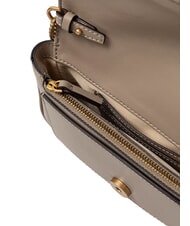 PINKO LOVE POCKET Mini Bag a tracolla bianco seta-antique gold - Borse Donna - 5
