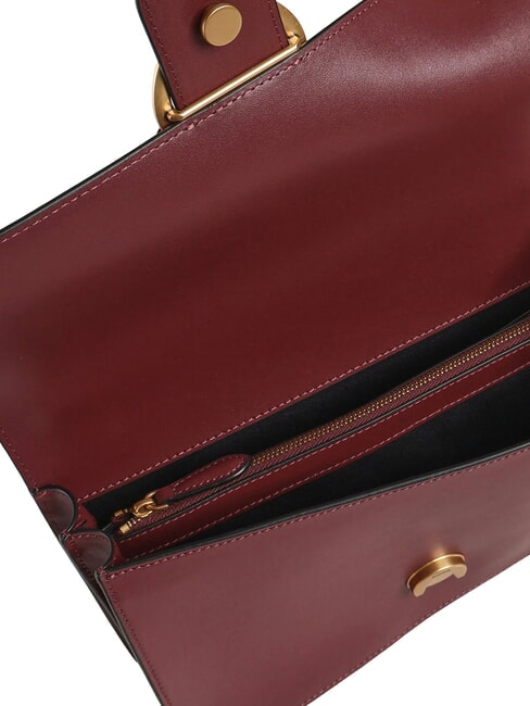 LOVE ONE CLASSIC Borsa in pelle a tracolla con flap ribes intenso-antique gold - Borse Donna