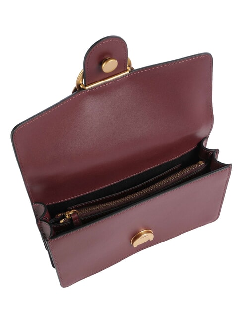 LOVE ONE CLASSIC Borsa mini in pelle a tracolla ribes intenso-antique gold - Borse Donna