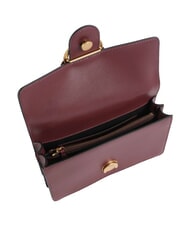 PINKO LOVE ONE CLASSIC Borsa mini in pelle a tracolla ribes intenso-antique gold - Borse Donna - 3