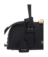 PINKO BOWLING Borsa a spalla, con tracolla nero-antique gold - Borse Donna - 3