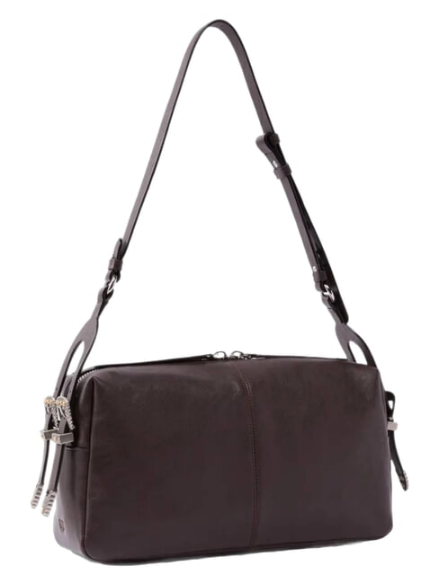 24 CLASSIC Borsa a spalla marrone marasca-mix. galv. - Borse Donna