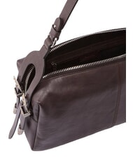 PINKO 24 CLASSIC Borsa a spalla marrone marasca-mix. galv. - Borse Donna - 4