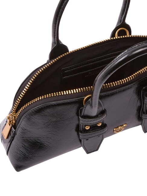 BOWLING Bauletto a mano, con tracolla nero-antique gold - Borse Donna