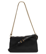 PINKO DOUBLE Borsa a spalla, con tracolla nero-antique gold - Borse Donna - 3