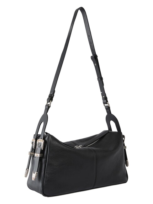 24 CLASSIC Borsa a spalla nero-old silver - Borse Donna
