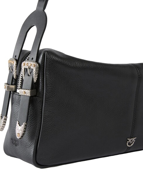 24 CLASSIC Borsa a spalla nero-old silver - Borse Donna