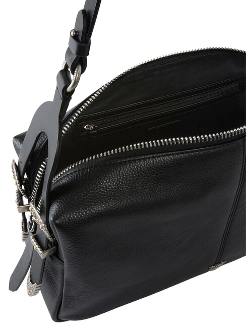 24 CLASSIC Borsa a spalla nero-old silver - Borse Donna