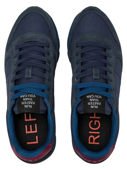TOM SOLID Sneakers navy blue/bordeaux - Scarpe Uomo