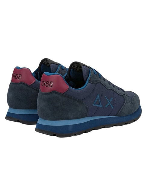 TOM SOLID Sneakers navy blue/bordeaux - Scarpe Uomo