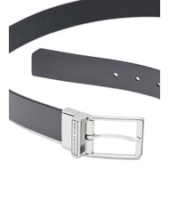 ARMANI EXCHANGE DOUBLE Cintura reversibile in pelle black/forged iron - Cinture - 2