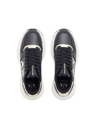 ARMANI EXCHANGE NIKY Sneakers black+pale gold - Scarpe Donna - 4