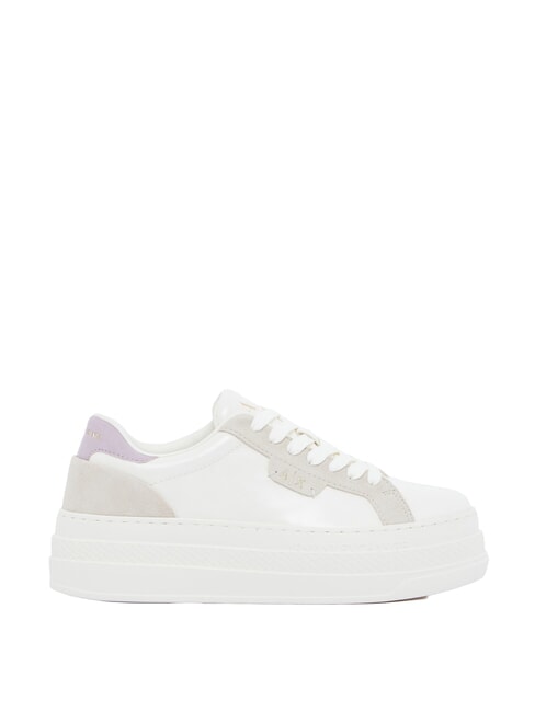JANE Sneakers suola alta off white+ballet - Scarpe Donna