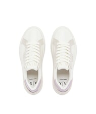 ARMANI EXCHANGE JANE Sneakers suola alta off white+ballet - Scarpe Donna - 4