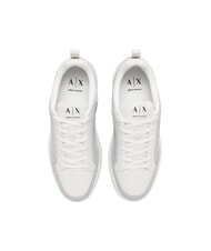 ARMANI EXCHANGE LONDON Sneakers in pelle off white - Scarpe Uomo - 4