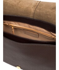 GIANNI CHIARINI HELENA ROUND Borsa a spalla in pelle, con tracolla espresso - Borse Donna - 5