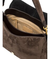 GIANNI CHIARINI HELENA ROUND Borsa a tracolla in pelle moka - Borse Donna - 5
