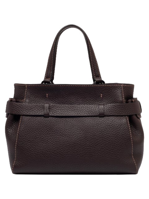 MIRANDA Borsa a mano in pelle, con tracolla espresso - Borse Donna