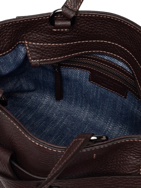 MIRANDA Borsa a mano in pelle, con tracolla espresso - Borse Donna