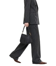 GIANNI CHIARINI HELENA ROUND Borsa a spalla in pelle, con tracolla Nero - Borse Donna - 2