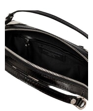 GIANNI CHIARINI ALIFA Borsa a mano in pelle, con tracolla zebra bianco-nero - Borse Donna - 5