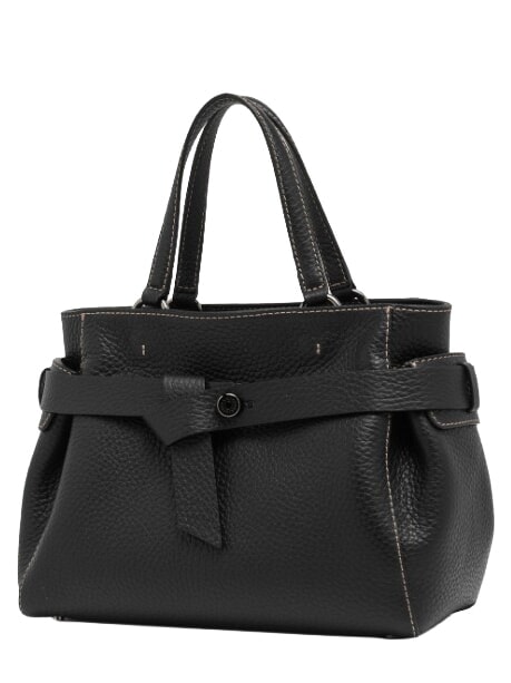 MIRANDA Borsa a mano in pelle, con tracolla Nero - Borse Donna