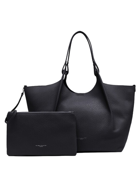 DUA Borsa a spalla grande in pelle notturno - Borse Donna