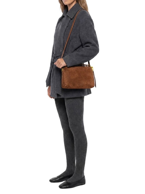 ALIFA Borsa a mano con tracolla, in pelle cognac - Borse Donna