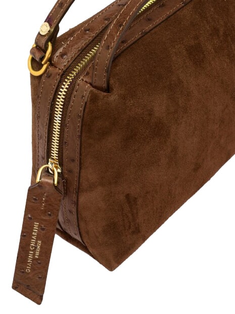 ALIFA Borsa a mano con tracolla, in pelle cognac - Borse Donna