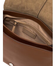 GIANNI CHIARINI HELENA ROUND Borsa a spalla con tracolla, in pelle noce - Borse Donna - 5
