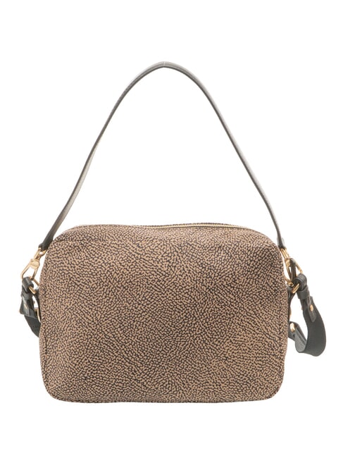 B-CLUB Borsa a spalla, con tracolla OP/NATURALE/NERO - Borse Donna