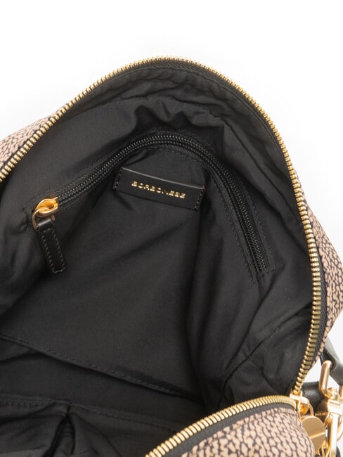 B-CLUB Borsa a spalla, con tracolla OP/NATURALE/NERO - Borse Donna