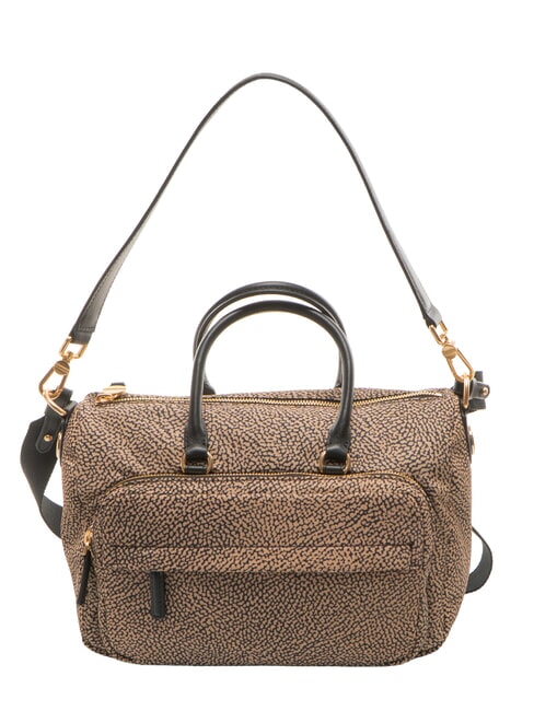 B-CLUB Borsa a mano, con tracolla OP/NATURALE/NERO - Borse Donna