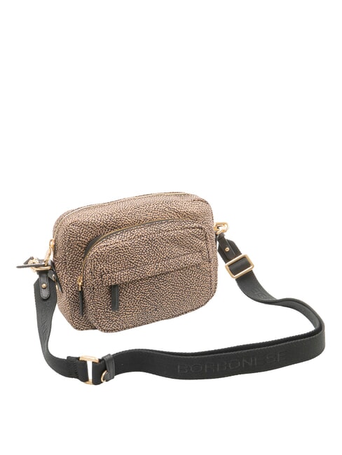 B-CLUB Borsa mini a spalla, con tracolla OP/NATURALE/NERO - Borse Donna
