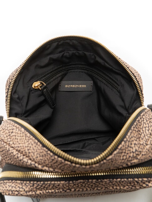 B-CLUB Borsa mini a spalla, con tracolla OP/NATURALE/NERO - Borse Donna