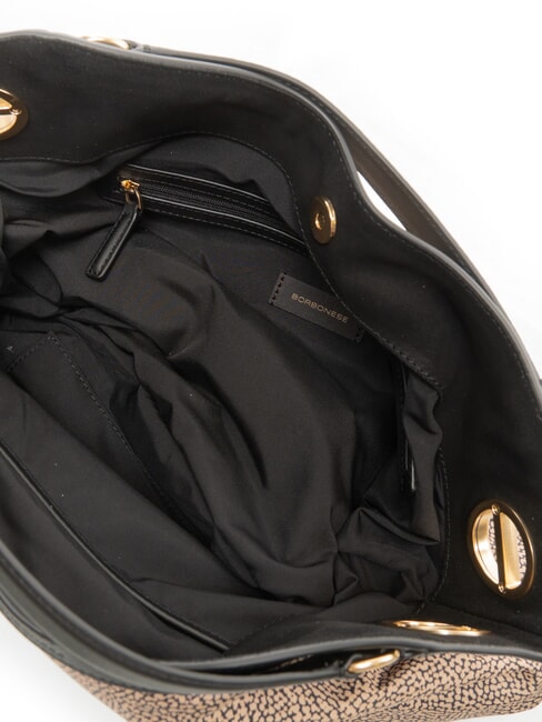 LONDON Borsa a mano, con tracolla OP/NATURALE/NERO - Borse Donna