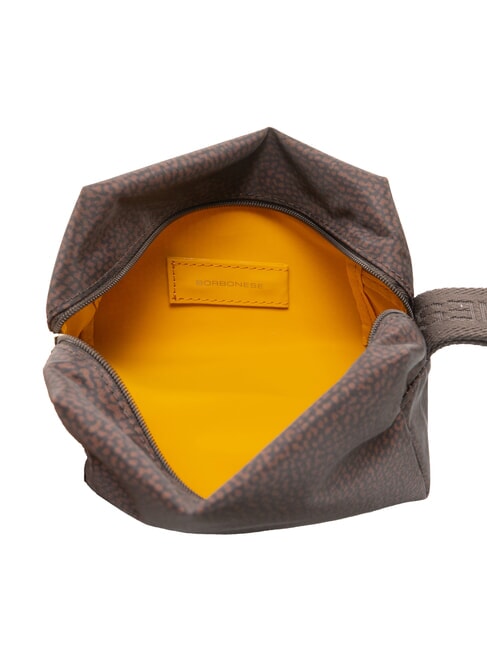 B-CLUB Beauty case con polsierina cioccolato - Beauty Case