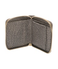 BORBONESE B-CLUB Portafoglio Zip Around Small catrame - Portafogli Donna - 2